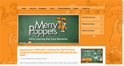 Desktop Screenshot of merrypoppets.co.uk